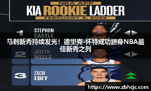 马刺新秀持续发光！德里克-怀特成功跻身NBA最佳新秀之列