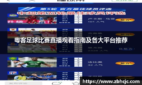 粤客足球比赛直播观看指南及各大平台推荐