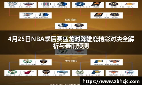 4月25日NBA季后赛猛龙对阵雄鹿精彩对决全解析与赛前预测